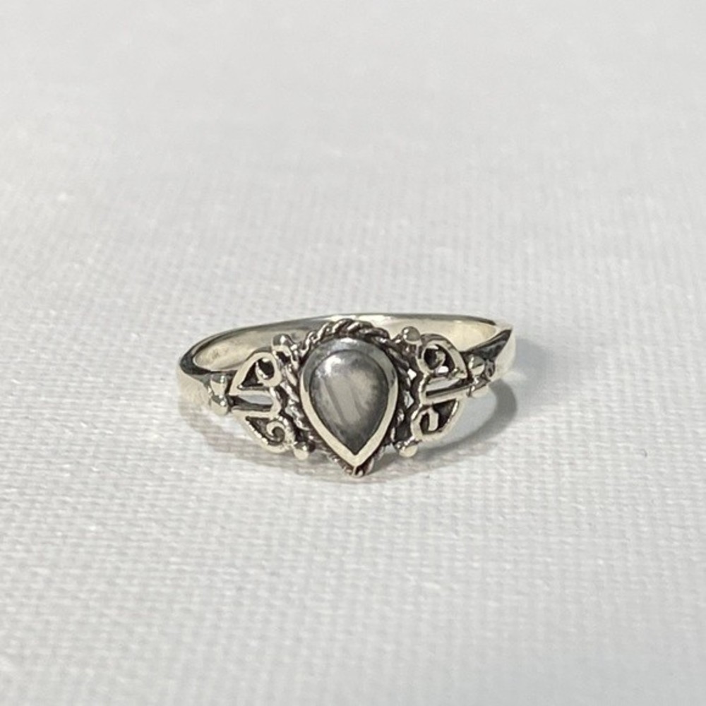Sterling Silver Genuine Gemstone Ring Size 7.25 NWOT